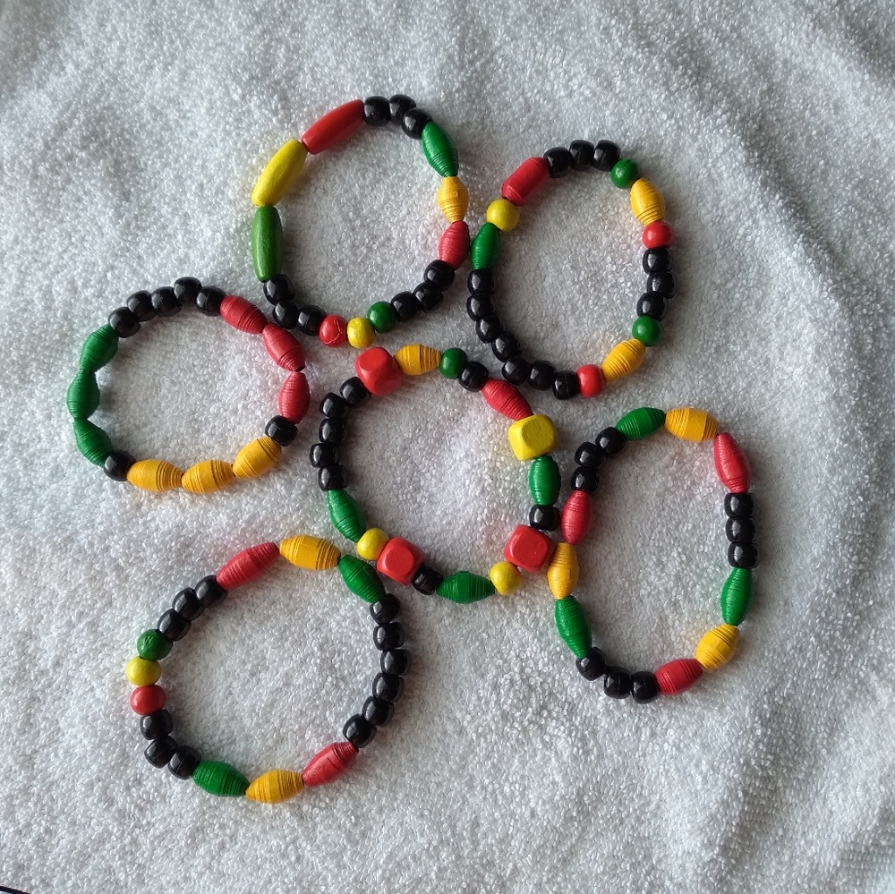 Rasta bracelets. Unisex